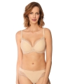 Biustonosz Nipplex Pepite push-up beżowy