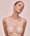Biustonosz Alles Sublime miękki bralette beżowy