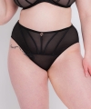 Figi Scantilly Senses z wysokim stanem czarne