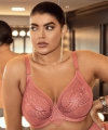 Biustonosz Elomi Priya UW plunge miękki rose gold