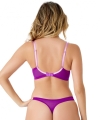 Biustonosz Gossard Superboost lace plunge orchid