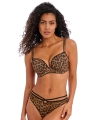 Biustonosz Freya Wild side plunge usztywniany leopard