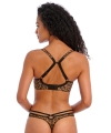 Biustonosz Freya Wild side plunge usztywniany leopard