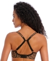 Biustonosz Freya Wild side plunge usztywniany leopard