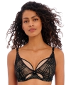 Biustonosz Freya Fatale high apex miękki czarny