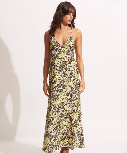 Sukienka plażowa Seafolly 54912-DR take flight wild lime