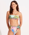 Kostium kąpielowy Seafolly 40646-022 figi z wysokim stanem azure