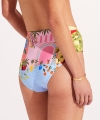 Kostium kąpielowy Seafolly 40646-022 figi z wysokim stanem azure