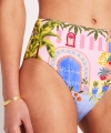 Kostium kąpielowy Seafolly 40646-022 figi z wysokim stanem azure