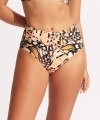 Kostium kąpielowy Seafolly 40673-914 mandarin figi z wysokim stanem