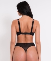 Biustonosz Scantilly Sheer flora bandeau miękki czarny