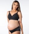 Biustonosz do karmienia Hotmilk Elevate triangle black marle