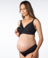 Biustonosz do karmienia Hotmilk Elevate triangle black marle