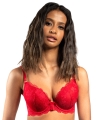 Biustonosz Agio DB-9308 My body push-up czerwony