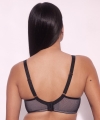 Biustonosz Alles Glossy iris bralette plus miękki czarny