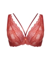 Biustonosz Alles Bohemian vibe bralette miękki rdzawa czerwień