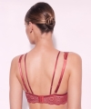 Biustonosz Alles Bohemian vibe bralette miękki rdzawa czerwień