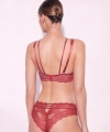 Biustonosz Alles Bohemian vibe bralette miękki rdzawa czerwień