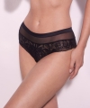 Figi brazyliany Alles Frozen black koronkowe