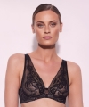 Biustonosz Alles Frozen black bralette miękki