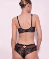 Biustonosz Alles Frozen black bralette miękki