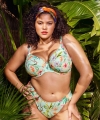 Kostium kąpielowy Elomi Sunshine cove plunge top miękki aqua