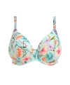 Kostium kąpielowy Elomi Sunshine cove plunge top miękki aqua