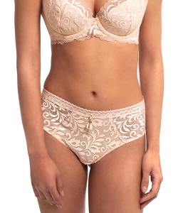 Figi Agio DM-6320 figi koronkowe beżowe