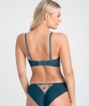Biustonosz Samanta Olette A338 push-up morski
