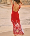 Sukienka plażowa Maaji PT2191CLD001 rojo oscuro