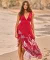 Sukienka plażowa Maaji PT2191CLD001 rojo oscuro