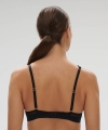 Biustonosz Simone Perele Mystic 1D3309 plunge miękki czarny