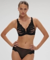 Biustonosz Simone Perele Mystic 1D3309 plunge miękki czarny