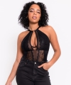 Body Scantilly Opulence koronkowe czarne