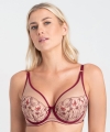Biustonosz Samanta Adelina A338 push-up rubinowy