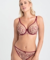 Biustonosz Samanta Adelina A338 push-up rubinowy