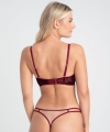 Biustonosz Samanta Adelina A338 push-up rubinowy