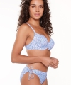 Kostium kąpielowy LingaDore 7215TSB blue paisley figi wiązane