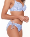 Kostium kąpielowy LingaDore 7215TSB blue paisley figi wiązane
