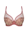 Biustonosz Samanta Perla A338 push-up różany