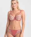Biustonosz Samanta Perla A338 push-up różany