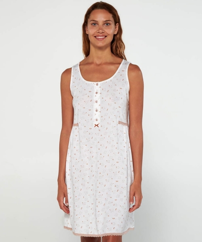 Koszula nocna Vamp 20385 cream