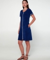 Sukienka plażowa frotte Vamp 20550 blue twilight