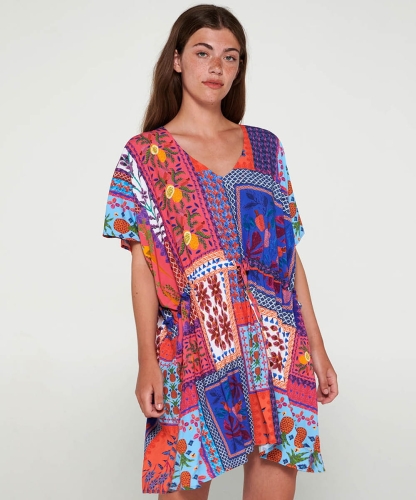 Sukienka plażowa Vamp 20428 coral sun