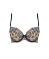 Biustonosz Samanta Layla A332 push-up tanzanitowy