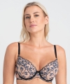 Biustonosz Samanta Layla A332 push-up tanzanitowy