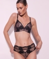Biustonosz Alles Allure super push-up czarny