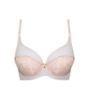 Biustonosz Samanta Tinka A338 push-up pastelowy