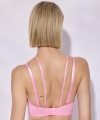 Biustonosz Alles French kiss super push-up różowy