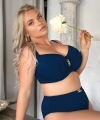 Kostium Krisline California figi kąpielowe wysokie navy